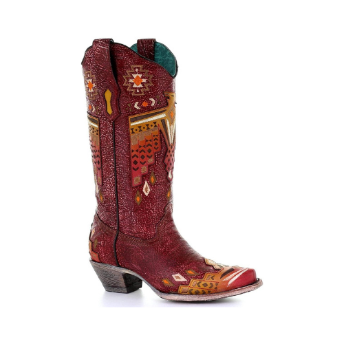 Red 2025 eagle boots